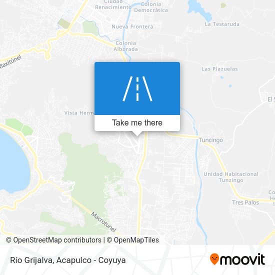 Mapa de Río Grijalva