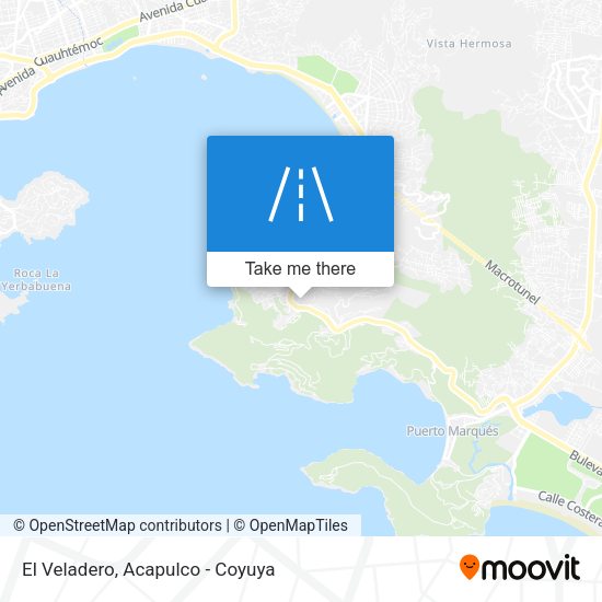Mapa de El Veladero