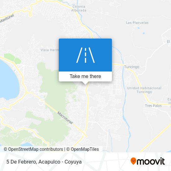 Mapa de 5 De Febrero