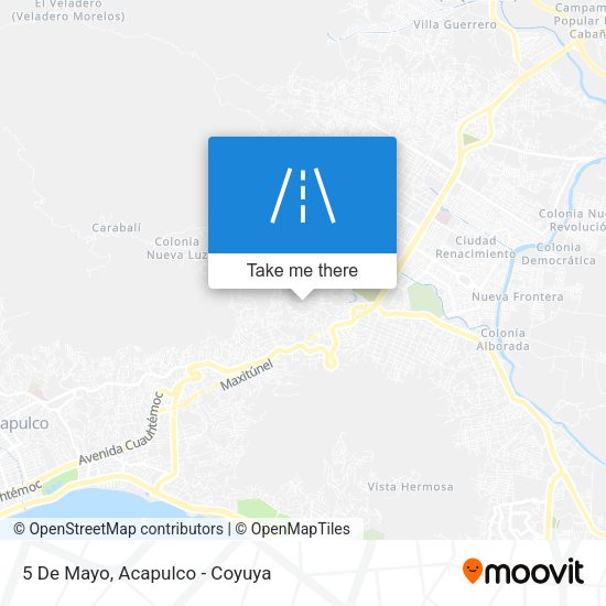 Mapa de 5 De Mayo