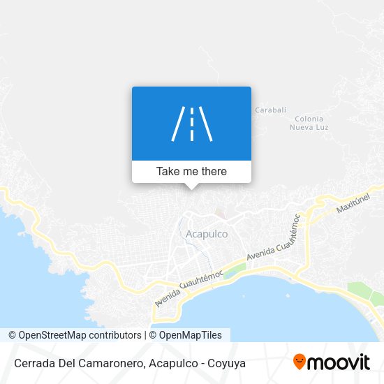 Mapa de Cerrada Del Camaronero