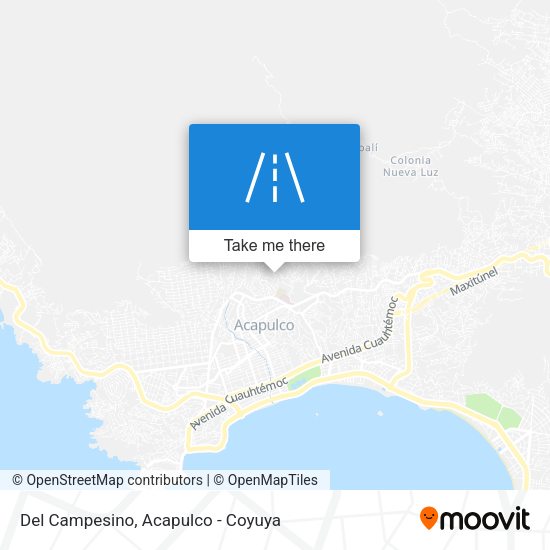 Del Campesino map