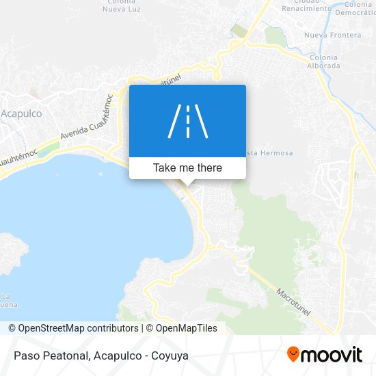 Mapa de Paso Peatonal