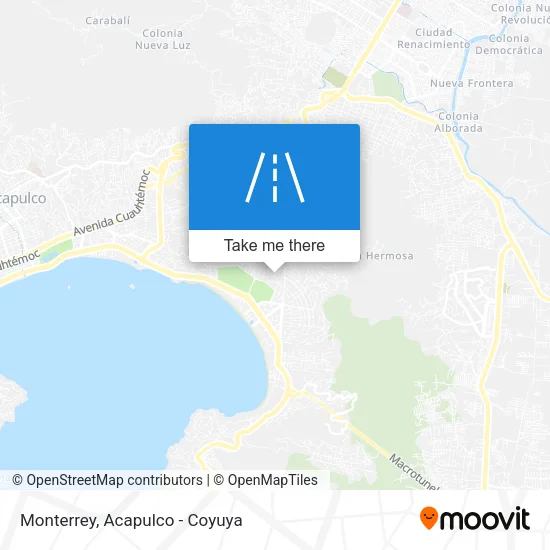 Mapa de Monterrey