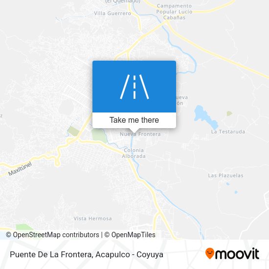 Mapa de Puente De La Frontera