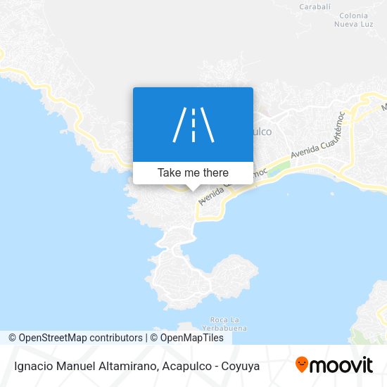 Ignacio Manuel Altamirano map