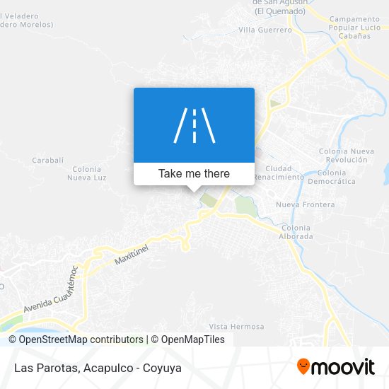 Mapa de Las Parotas