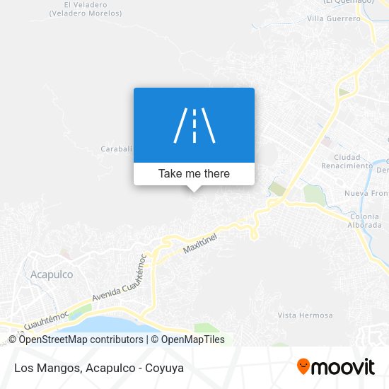 Mapa de Los Mangos