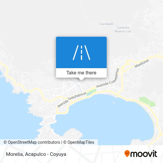 Mapa de Morelia