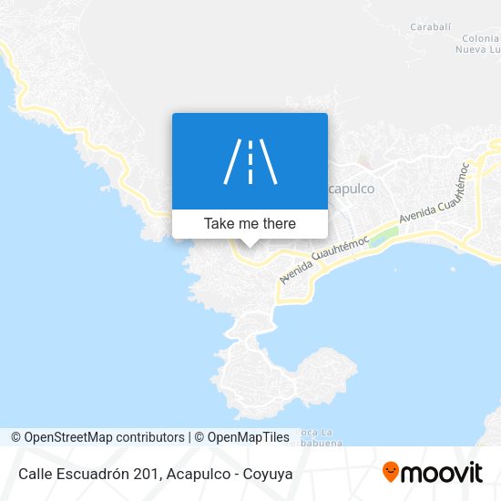 Mapa de Calle Escuadrón 201