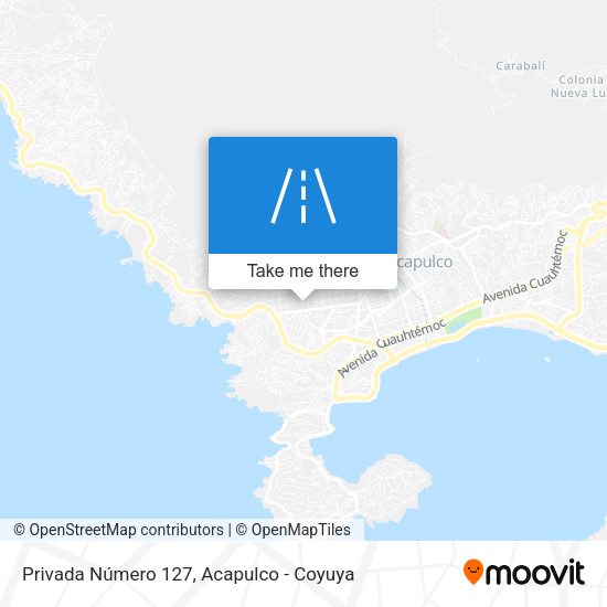 Mapa de Privada Número 127