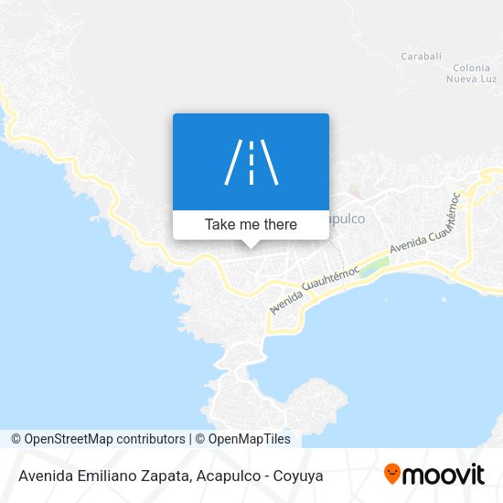 Mapa de Avenida Emiliano Zapata