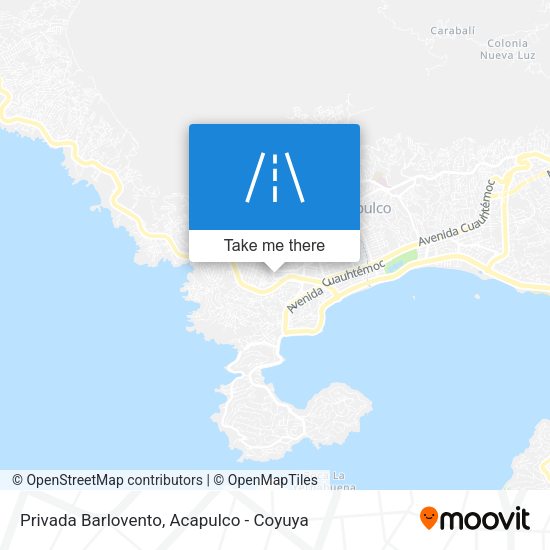 Mapa de Privada Barlovento