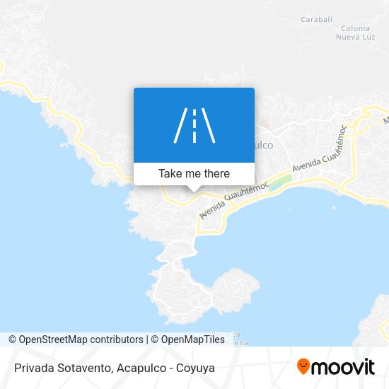 Mapa de Privada Sotavento