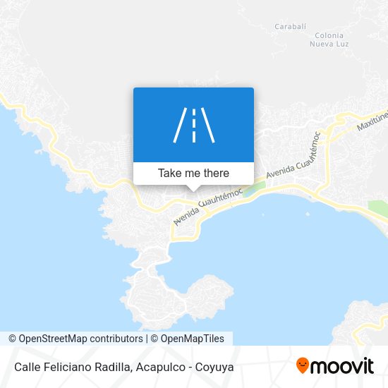 Calle Feliciano Radilla map