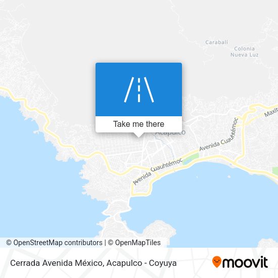 Cerrada Avenida México map