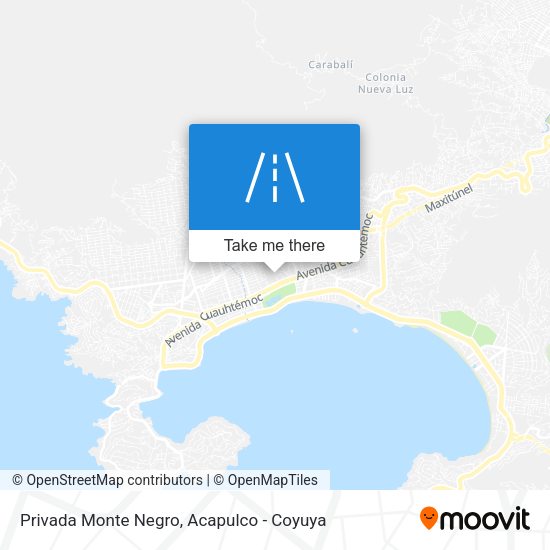 Mapa de Privada Monte Negro