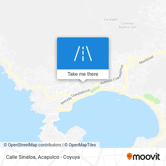 Calle Sinaloa map