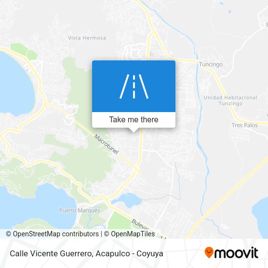 Calle Vicente Guerrero map