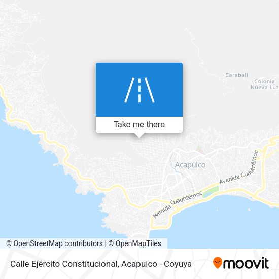 Mapa de Calle Ejército Constitucional