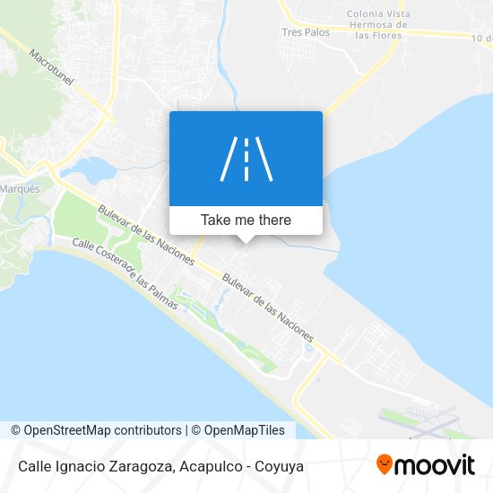 Calle Ignacio Zaragoza map