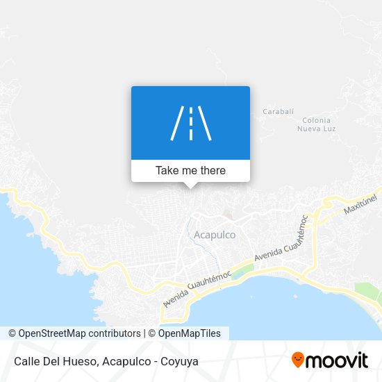 Mapa de Calle Del Hueso