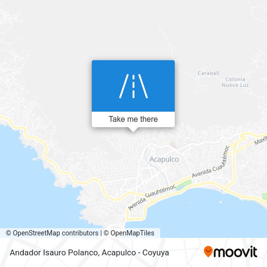 Mapa de Andador Isauro Polanco
