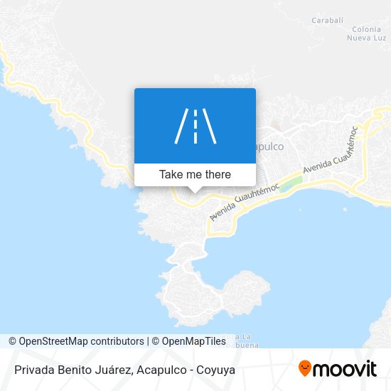 Privada Benito Juárez map