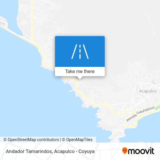 Andador Tamarindos map