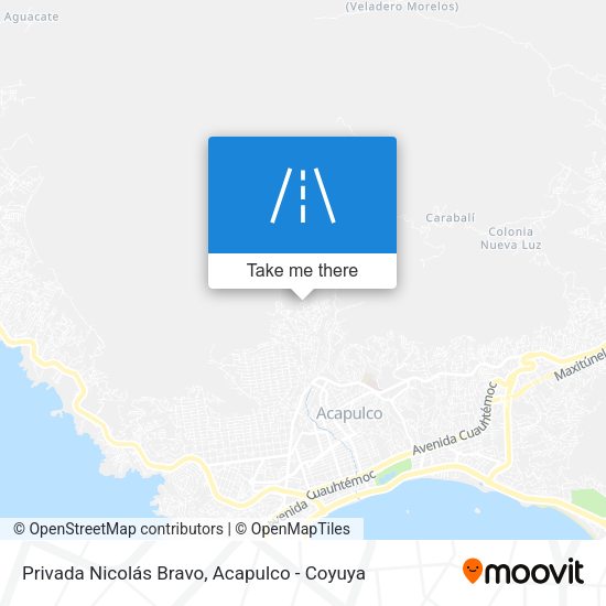 Privada Nicolás Bravo map