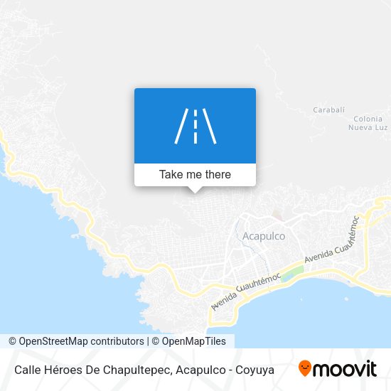 Calle Héroes De Chapultepec map