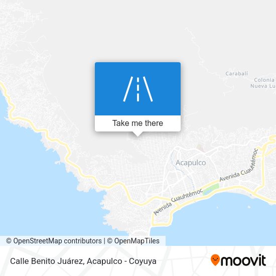 Calle Benito Juárez map