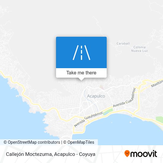 Mapa de Callejón Moctezuma