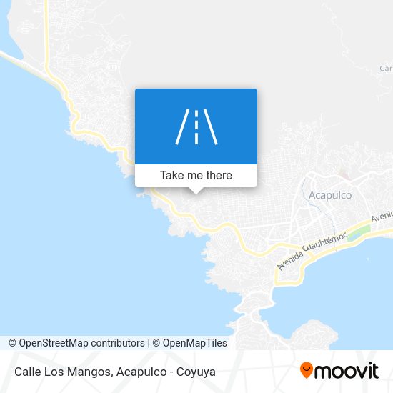 Mapa de Calle Los Mangos