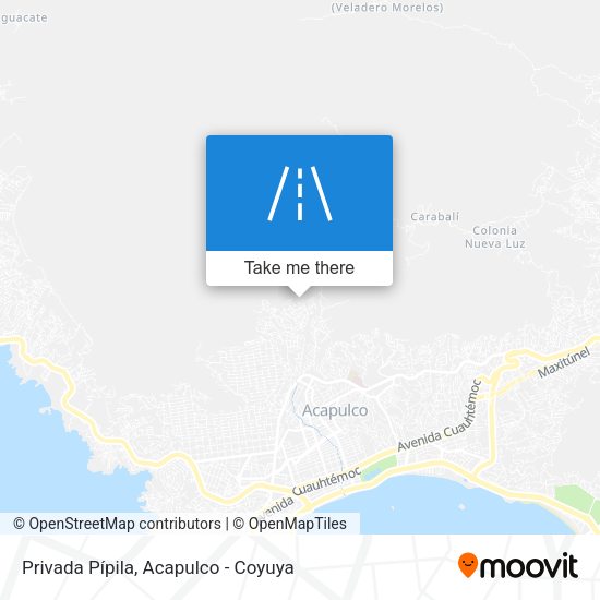 Mapa de Privada Pípila