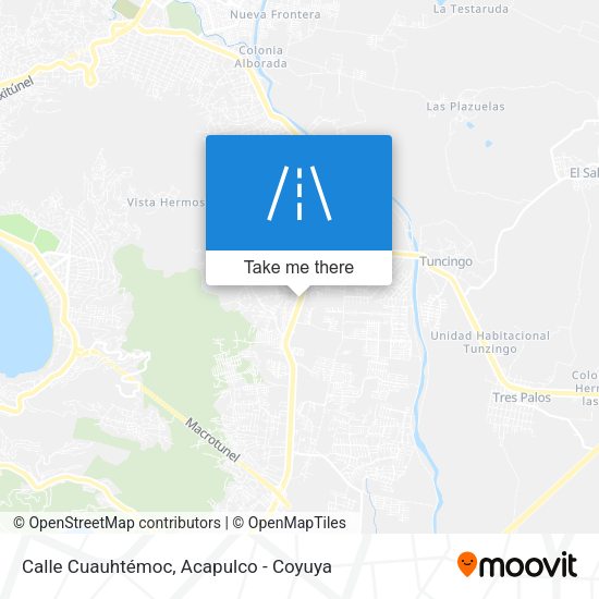 Mapa de Calle Cuauhtémoc