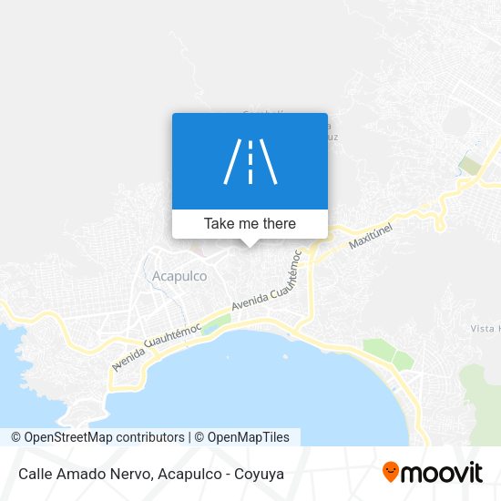 Mapa de Calle Amado Nervo
