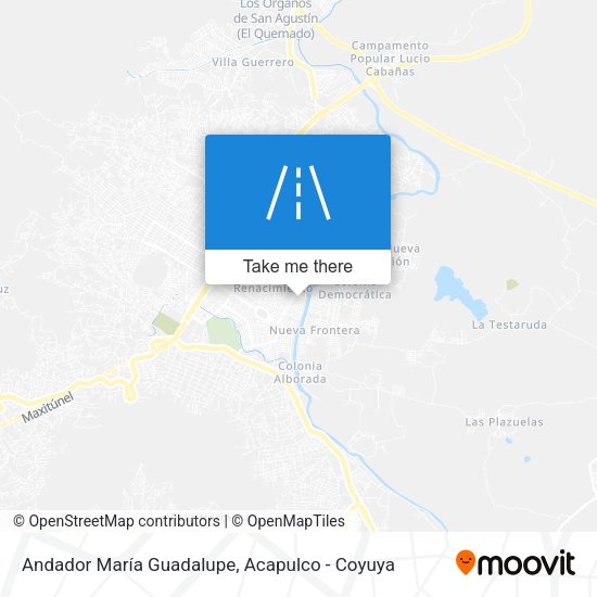 Mapa de Andador María Guadalupe