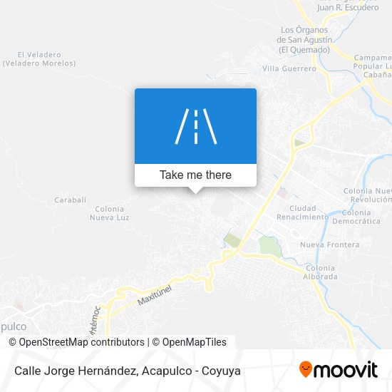 Calle Jorge Hernández map
