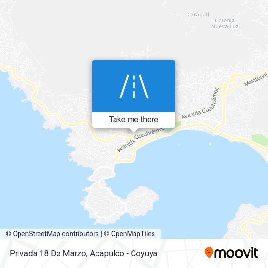 Mapa de Privada 18 De Marzo