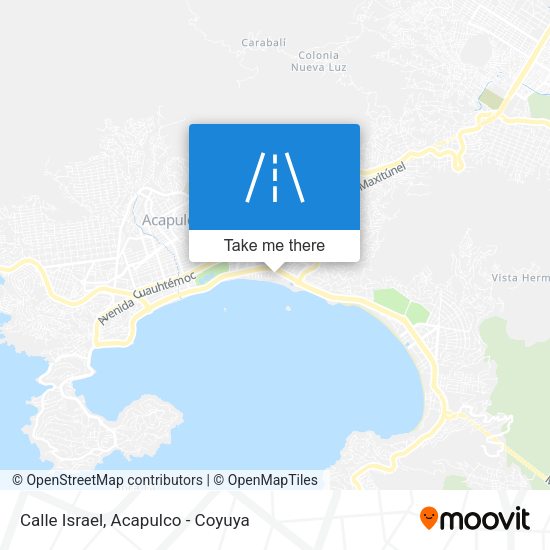 Mapa de Calle Israel