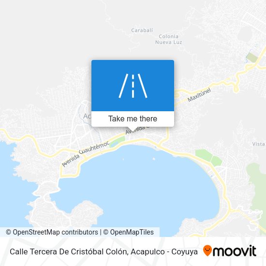 Calle Tercera De Cristóbal Colón map