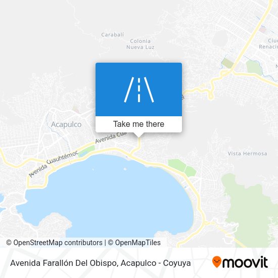 Avenida Farallón Del Obispo map
