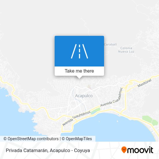 Mapa de Privada Catamarán