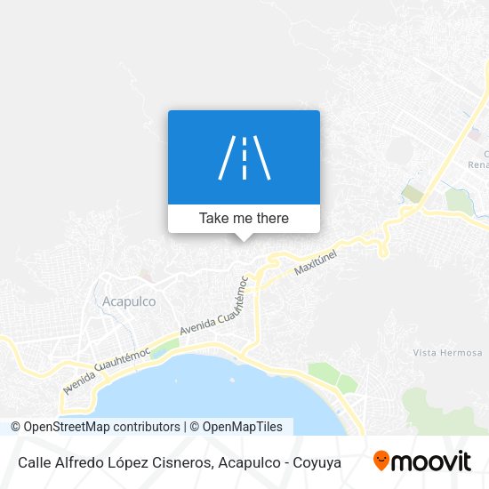 Calle Alfredo López Cisneros map