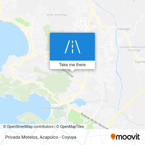 Mapa de Privada Morelos