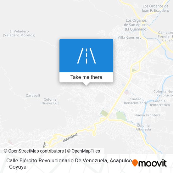 Calle Ejército Revolucionario De Venezuela map