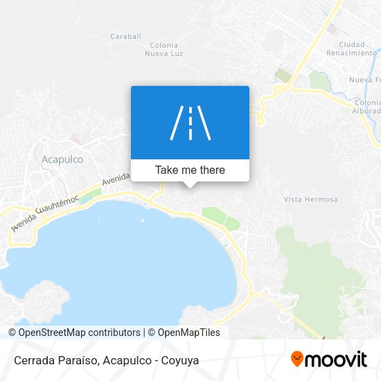 Cerrada Paraíso map