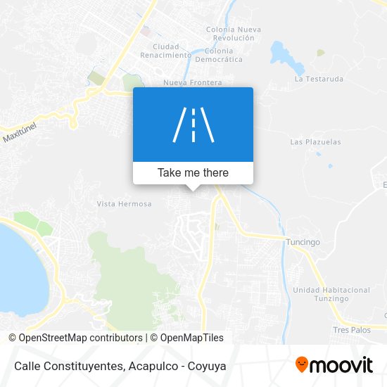 Calle Constituyentes map
