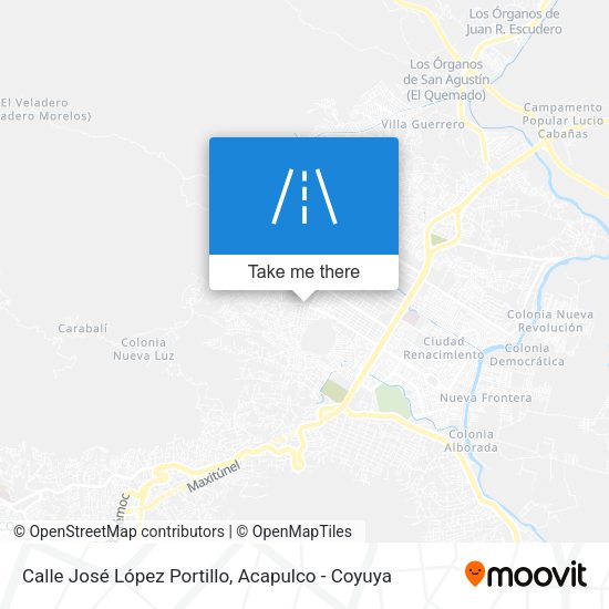 Calle José López Portillo map